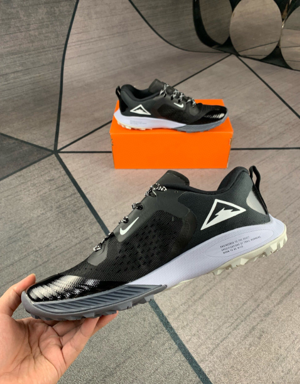 2020 Men Nike Air Zoom Terra Kiger 5 XY Black Grey White Running Shoes
